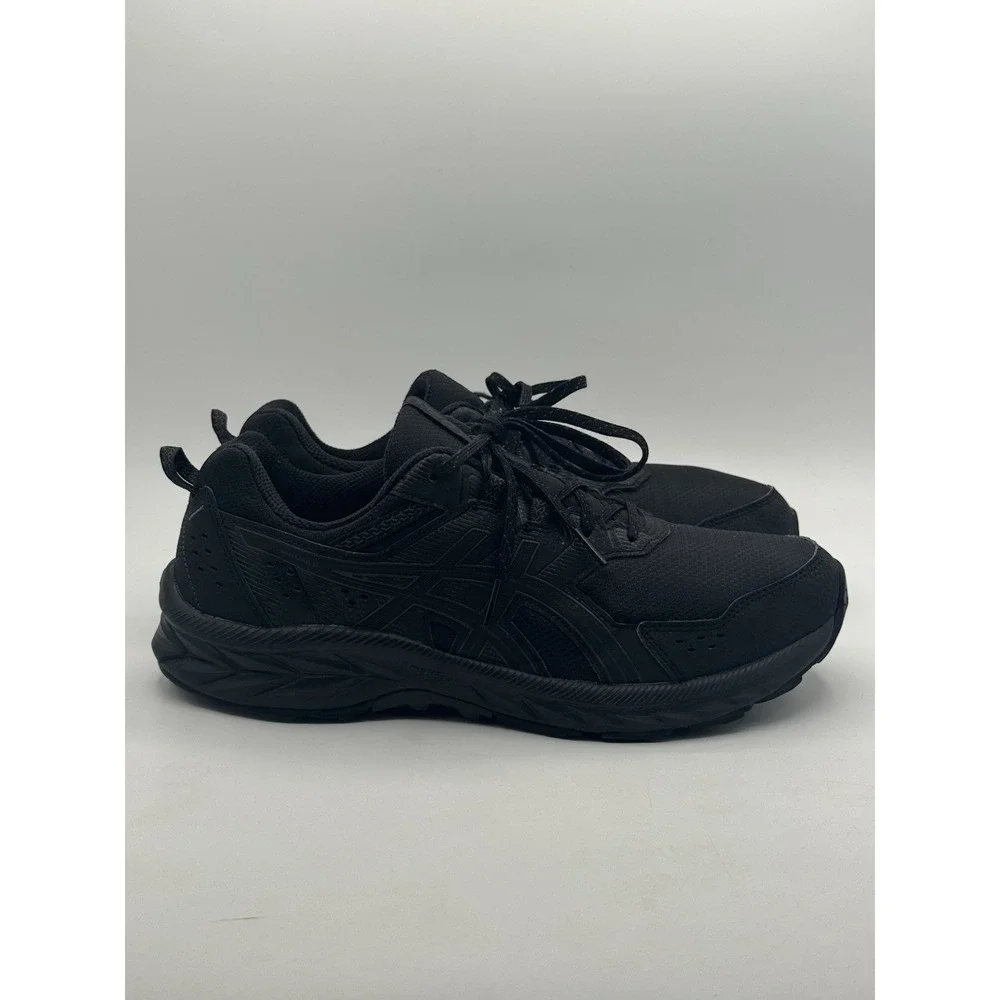 Asics Mens Gel Venture 9 1011B488 Black Running Shoes Sneakers SZ 10 Extra Wide